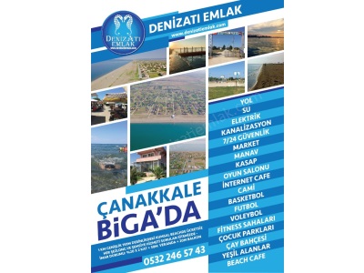 Denizatı Sitesi Temmuz 2018 Sahil Dron Çekimi Satılık Arsa Biga Gümüşçay