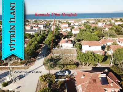 Denizatı Sitesi 4 Cadde Üzerinde Köşe Başı 298M2 Pazar Asfalta Cephe Satılık Arsa Mız Biga Gümüşçay