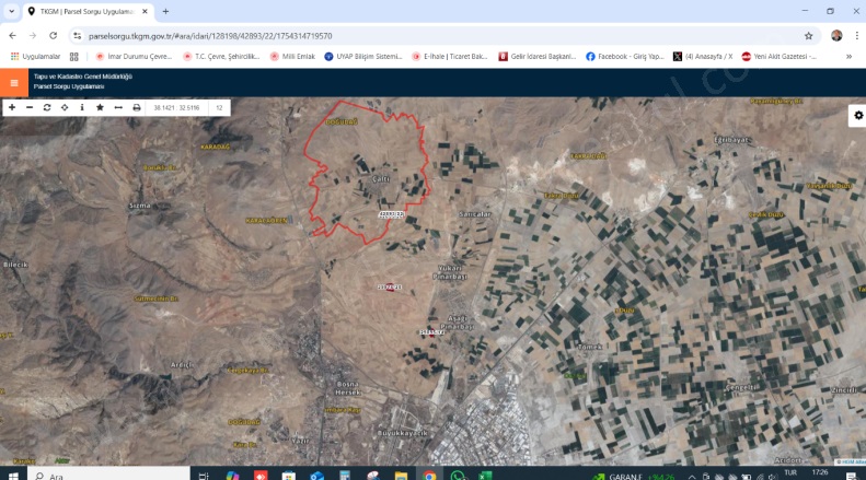 Çaltı Selçuklu Satılık Tarla |  9680M2 3.500.000Tl Resim-4