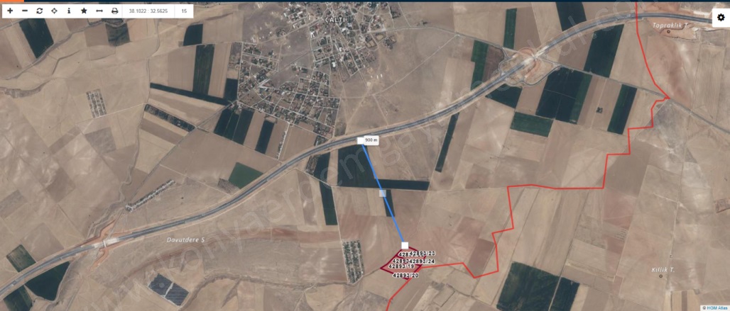 Çaltı Selçuklu Satılık Tarla |  9680M2 3.500.000Tl Resim-5