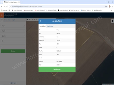Selçuklu Çaltı Mahallesinde Çevre Yolu İçerisinde İleriye Dönük Satılık Tarla Müstakil