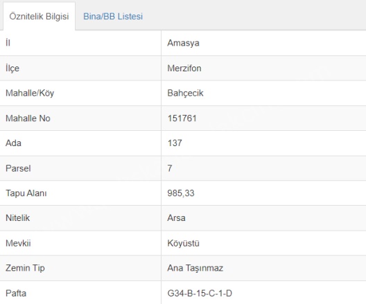Bahçeçik Merzifon Satılık Bağ |  985M2 1.600.000Tl Resim-5