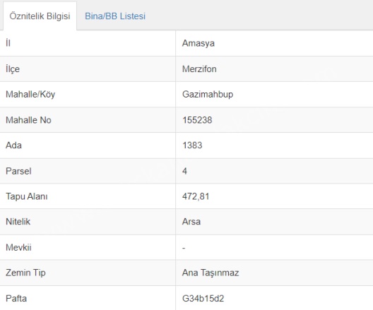 Gazimahmup Mah. Merzifon Satılık Arsa |  472M2 2.000.000Tl İmarlı  Resim-2