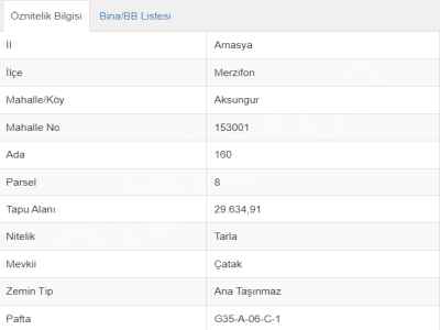 Field For Sale in  Turkey, Amasya, Merzifon, Aksungur Koyu  , 29634 m2