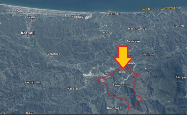 Esmahanım Akçakoca Satılık Fındıklık |  5000M2 1.750.000Tl Resim-1