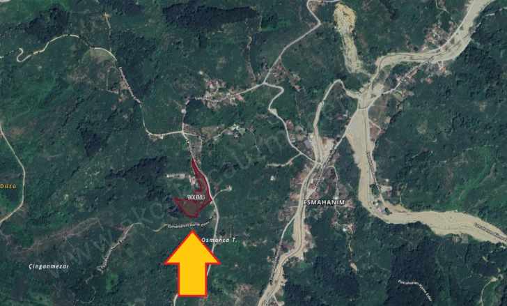 Esmahanım Baraj Yanı Yol Üstü Satılık Fındıklık Akçakoca