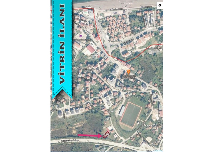 Osmaniye Mh. Stad Üstü Deniz Manzaralı İmarlı Arsa
