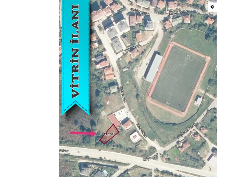 Osmaniye Mh. Stad Üstü Deniz Manzaralı İmarlı Arsa