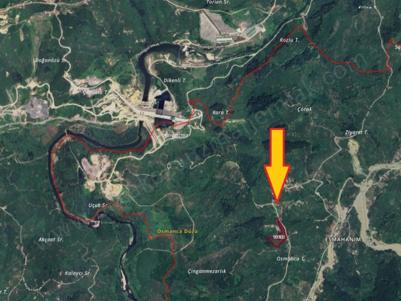 Esmahanım Baraj Yanı Yol Üstü Satılık Fındıklık