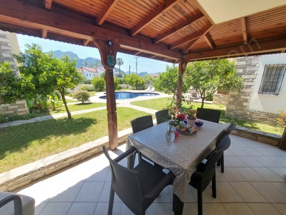 Dalyan Ortaca Satılık Villa |  4+1 Oda | 110M2 12.750.000Tl  Krediye Uygun  Eşyalı  | Dubleks | Klima | 4 Banyo | 4 Yatak Odası Resim-5