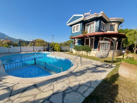 Dalyan Ortaca Satılık Villa |  3+1 Oda | 155M2 19.675.000Tl | Villa | Klima | 3 Banyo | 3 Yatak Odası Resim-2