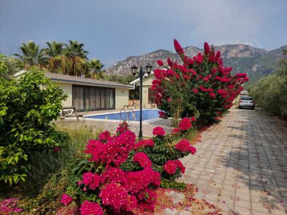 Muğla Dalyanda Turizm Yatırımına Uygun 3 500 M² Arazide Evler Satılık Müstakil Ev 7+3 Ortaca