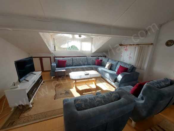 Muğla Dalyan Merkezde Eşyalı 2+1 70M2 Çatı Katı Kiralık Daire Bodrum