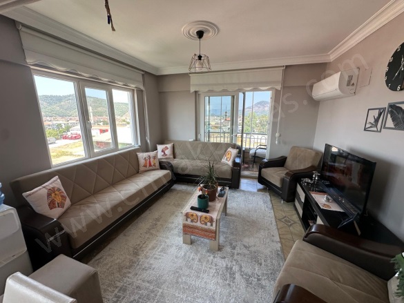 Karaburun Ortaca Satılık Daire |  2+1 Oda | 95M2 3.600.000Tl | 5. Kat | Klima | 1 Banyo | 2 Yatak Odası Resim-5