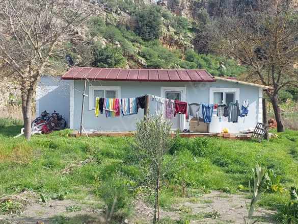 Muğla Dalyanda 1 000 M2 Tapulu Arazi De 150 2+1 Köy Evi Satılık Müstakil Ev Ortacadan Daire ile Takas