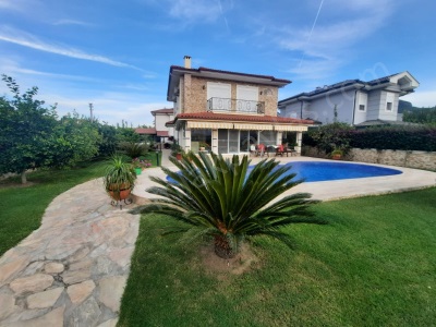 Muğla Dalyan Da Yüzme Havuzlu Lüx Müstakil 3+1 Satılık Villa 4+1 Ortaca