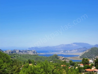 Dalyan Gökbelde Göl Ve Deniz Manzaralı Müstakil Tapulu Satılık Arazi 82 M2 Ortaca