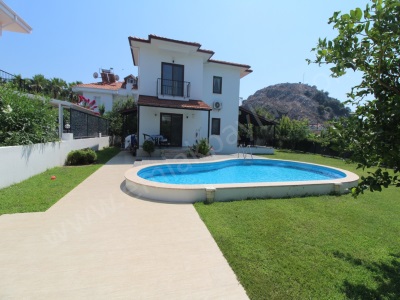 Dalyanda 500 M2 Müstakil Arsada Yüzme Havuzlu Eşyalı Depreme Dayanıklı 4+1 Dubleks Satılık Villa Ortaca