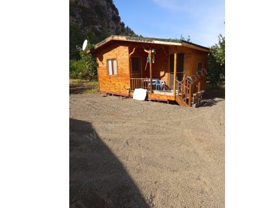 Muğla Ortaca Okçular Da 1+1 Ahşap Bungalov Kiralık Müstakil Ev