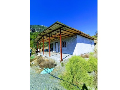 Ortaca Gökbel De 763 M2 Arazide Kaba İnşaat 1+1 Prefabrik Ev Satılık Müstakil