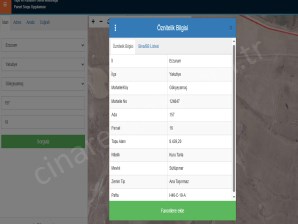 YAKUTİYE GÖKÇEYAMAÇ MAHALLESİNDE SATILIK TARLA ÇINARDAN İlan No:5110