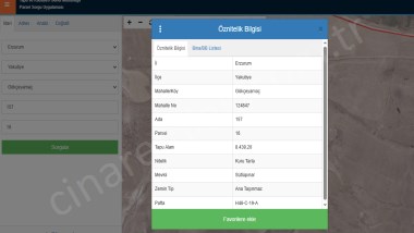 YAKUTİYE GÖKÇEYAMAÇ MAHALLESİNDE SATILIK TARLA ÇINARDAN İlan No:5110