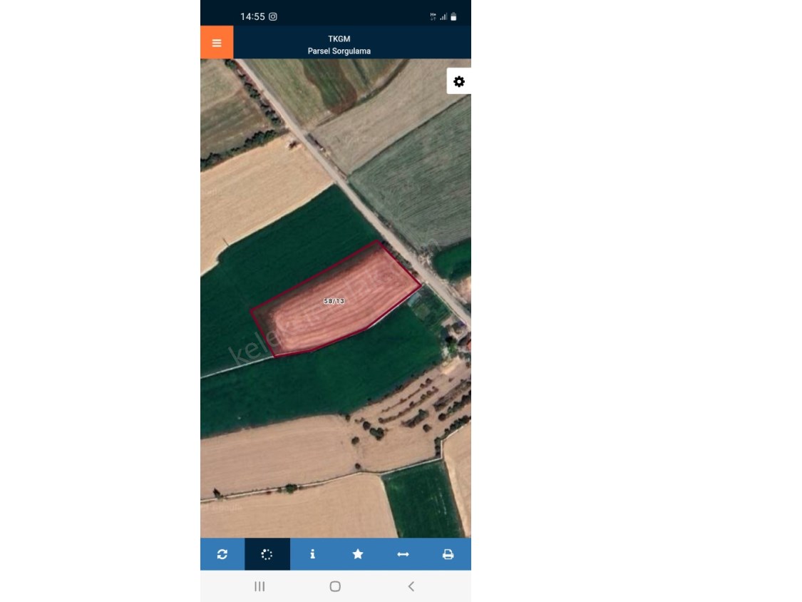 HAMZABEY(GÖLBAŞI)MAHALLESİNDE YOLA CEPHELİ TARLA