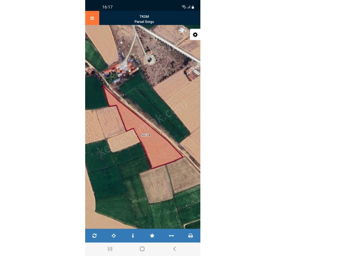 YENİ TEKKE YANINDA YOLA CEPHELİ TARLA