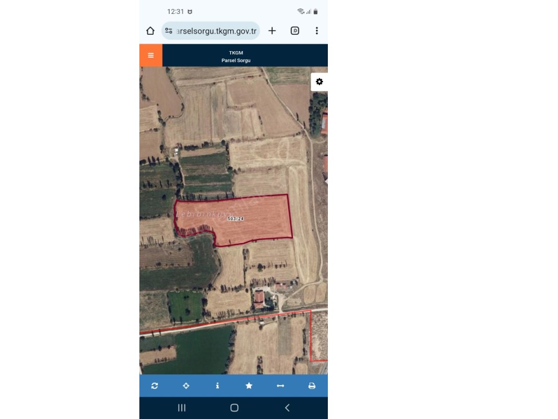 ERKMENDE ÇEVRE YOLUNA ÇOK YAKIN TARLA