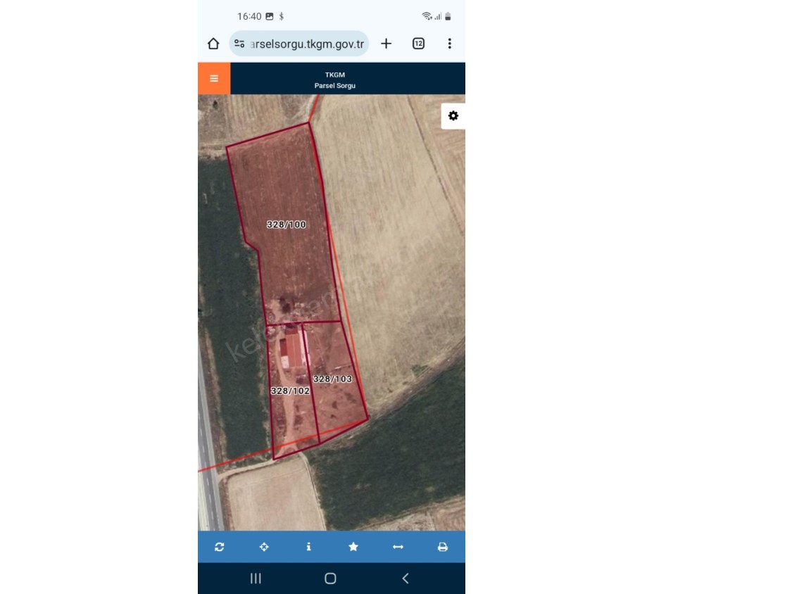 EMİRDAĞ YOLUNA YAKIN TARLA