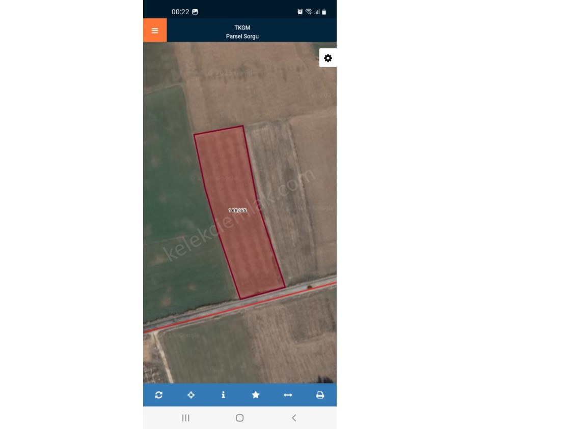 KIZILHÜYÜK(YILDIRIM )MAHALLESİNDE ÇOBANLAR YOLUNA CEPHELİ TARLA