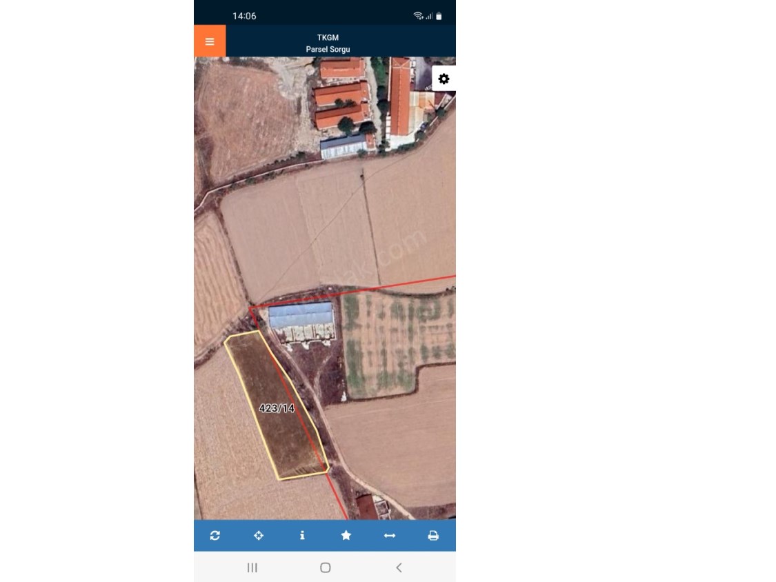 İHSANİYE MAHALLESİNDE SHELL ARKASINDA TARLA