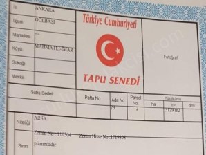 ANKARAGÖLBAŞIMAHMATLI MAHALLESİNDE ÖZKONAK YAPI KOOP. SATILIK 3129 M2 İMARLI ARSA 