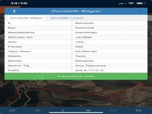 Susurluk Demirkapı Köyünde Satılık Tarla