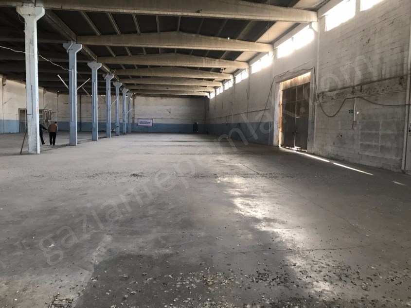 GAZİANTEP ORGANİZE SANAYİDE KİRALIK 3500 M2 FABRİKA   DEPO 