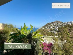 Bodrum Yalıkavakta Plajlı, Eşsiz Deniz Manzaralı 3+1 Villa