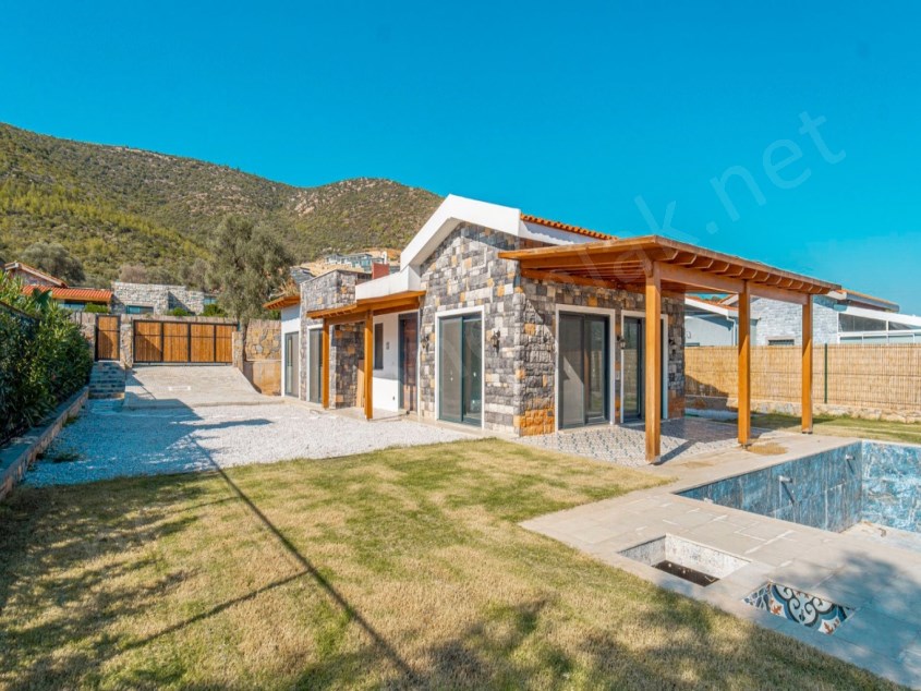Bodrum Kızılağaç da Tam Müstakil Tek Kat Villa