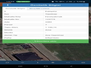ESKİŞEHİR FEVZİÇAKMAK MAHALLESİNDE SATILIK ARSA
