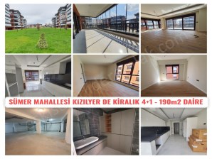 ESKİŞEHİR SÜMER MAHALLESİNDE KIZILYER DE KİRALIK 4+1   190m2 ARA KAT DAİRE