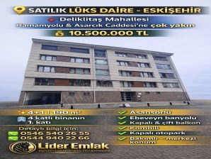 ESKİŞEHİR DELİKLİTAŞ MAHALLESİ HAMAMYOLU CADDESİ YAKINI SATILIK 4+1 DAİRE 