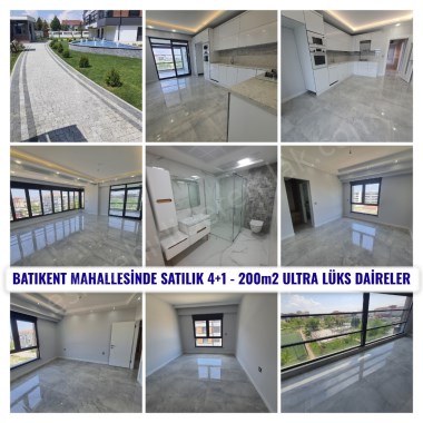 Eskişehir Batıkent mah. Satılık 4+1 200m2 Lüks Daireler