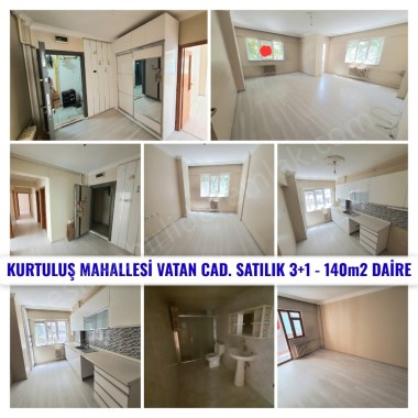 ESKİŞEHİR KURTULUŞ MAHALLESİNDE SATILIK 3+1 140m DAİRE