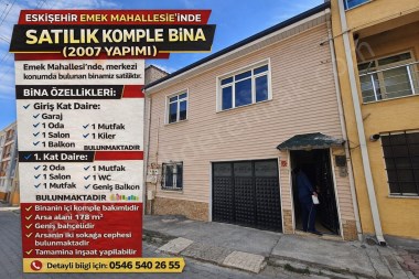 ESKİŞEHİR EMEK MAH. SATILIK 2 DAİRELİK BİNA