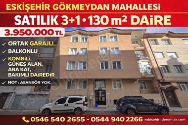 ESKİŞEHİR GÖKMEYDAN MAHALLESİNDE SATILIK 3+1 DAİRE