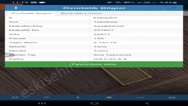 ESKİŞEHİR TEPEBAŞI AŞAĞIKARTAL MAHALLESİNDE SATILIK TARLA