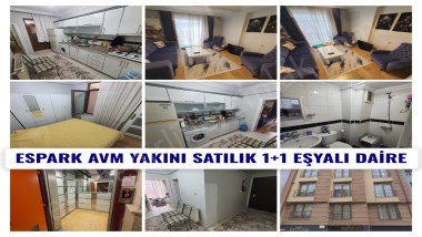 ESKİŞEHİR ESKİBAĞLAR MAHALLESİ ESPARK AVM YAKINI SATILIK 1+1 EŞYALI DAİRE
