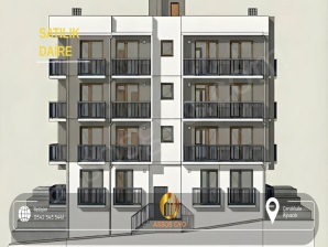 AYVACIK MERKEZDE   EZİNE YAPI TAAHHÜT GÜVENCESİYLE   KAPALI OTOPARKLI   LÜKS 2+1 DAİRELER