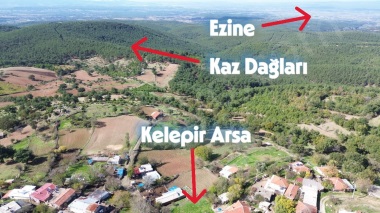 BAYRAMİÇ ALAKEÇİLİ KÖYÜNDE SATILIK İMARLI ARSA