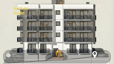 AYVACIK MERKEZDE   EZİNE YAPI TAAHHÜT GÜVENCESİYLE   KAPALI OTOPARKLI   LÜKS 2+1 DAİRELER