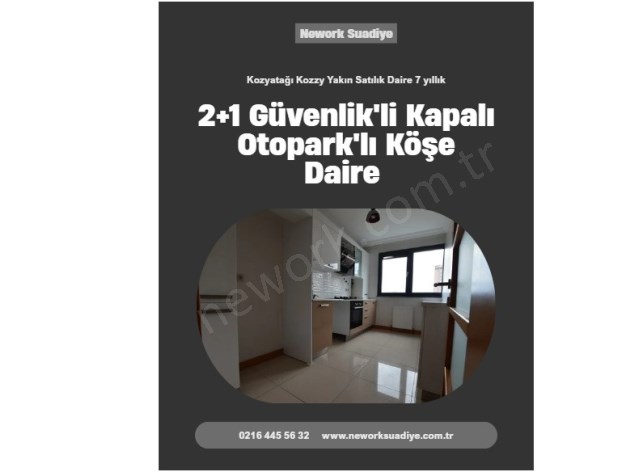 KOZYATAĞINDA  SATILIK DAİRE 10. KAT FERAH OTOPARKLI